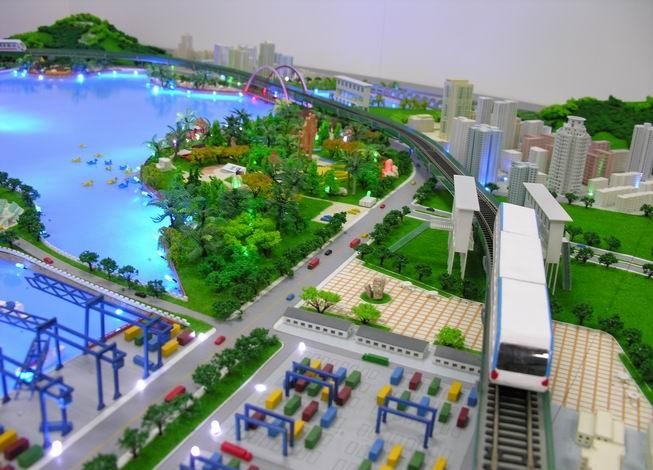 白朗县港口沙盘