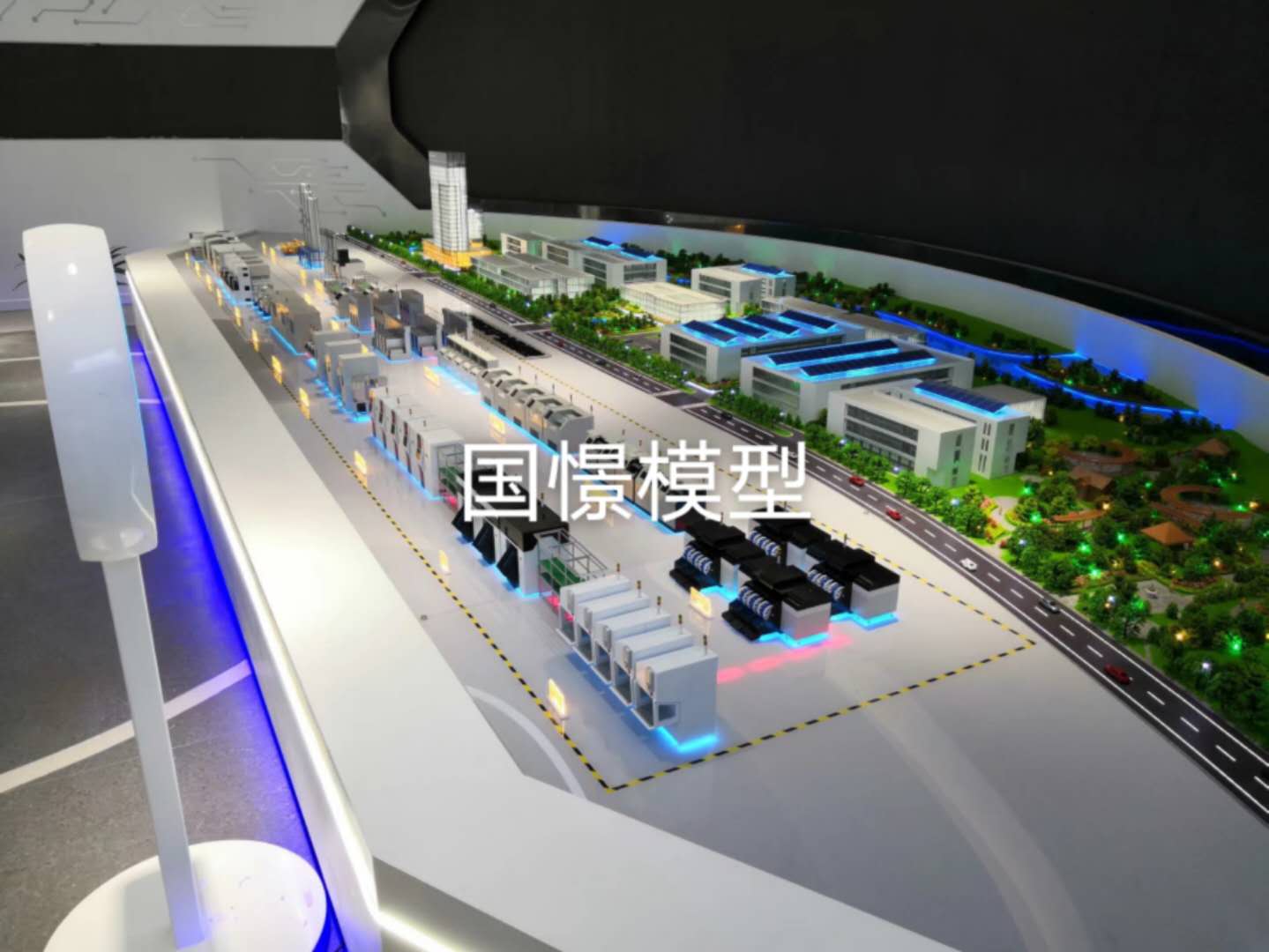 白朗县建筑模型