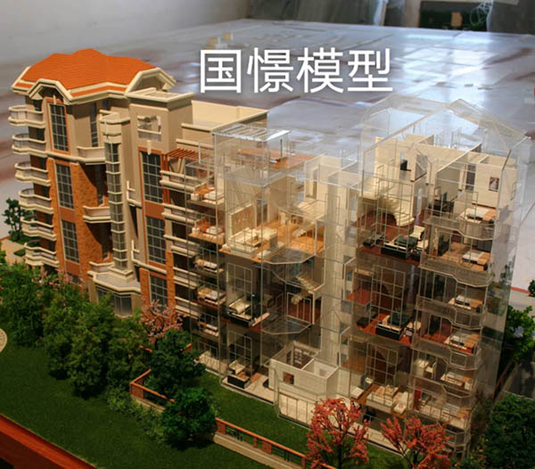 白朗县建筑模型