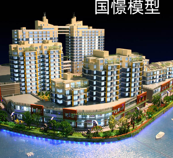 白朗县建筑模型