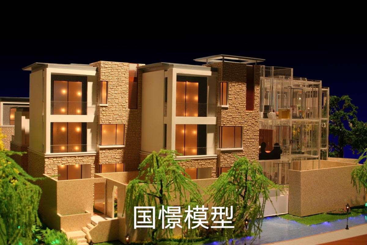 白朗县建筑模型