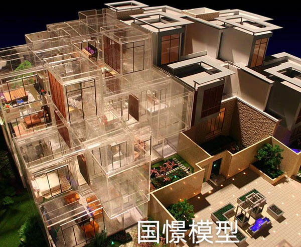 白朗县建筑模型