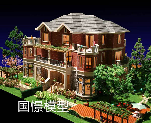 白朗县建筑模型