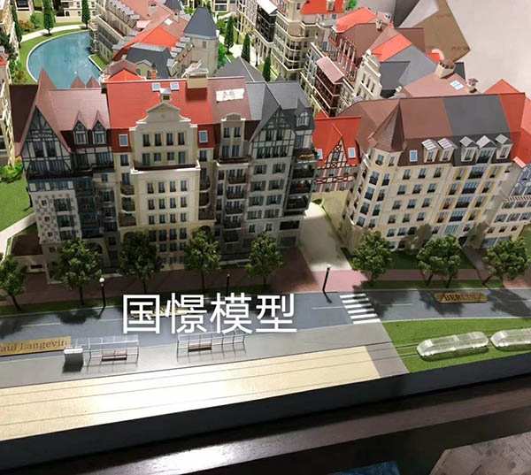 白朗县建筑模型