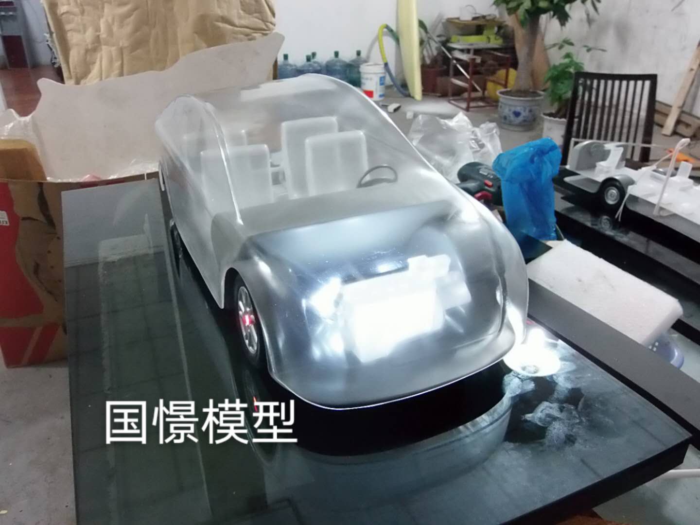 白朗县透明车模型